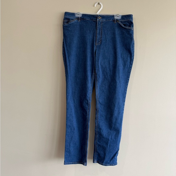 J. Jill Blue Straight Leg Jeans Tried And True Slim Fit - Picture 1 of 7